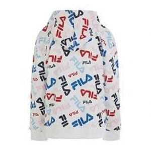 NWT FILA Kids' Hoodie Multicolor All-Over Print Girls Youth Size L (14/16)